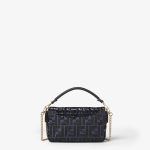 FENDI Baguette® Mini Blue and black FF sequin bag - Image 2